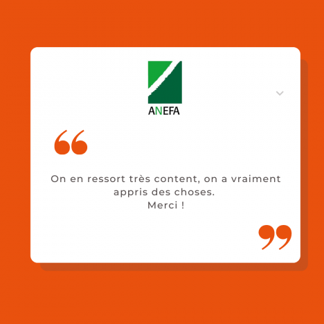Avis ANEFA formation media training differencie