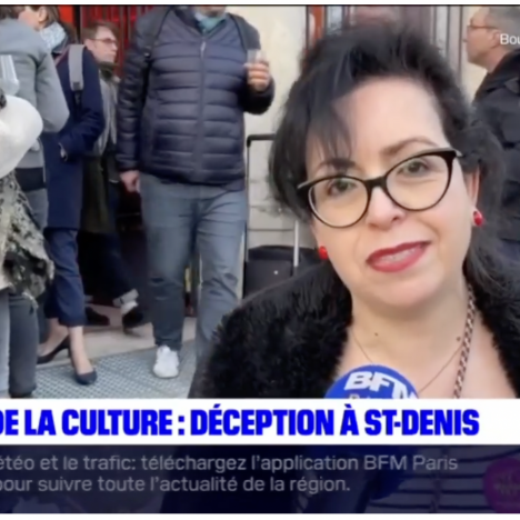 CAPITALE EUROPEENNE DE LA CULTURE SAINT DENIS Le Parisien Faouzia REJEB DIFFERENCIE AGENCE PARIS