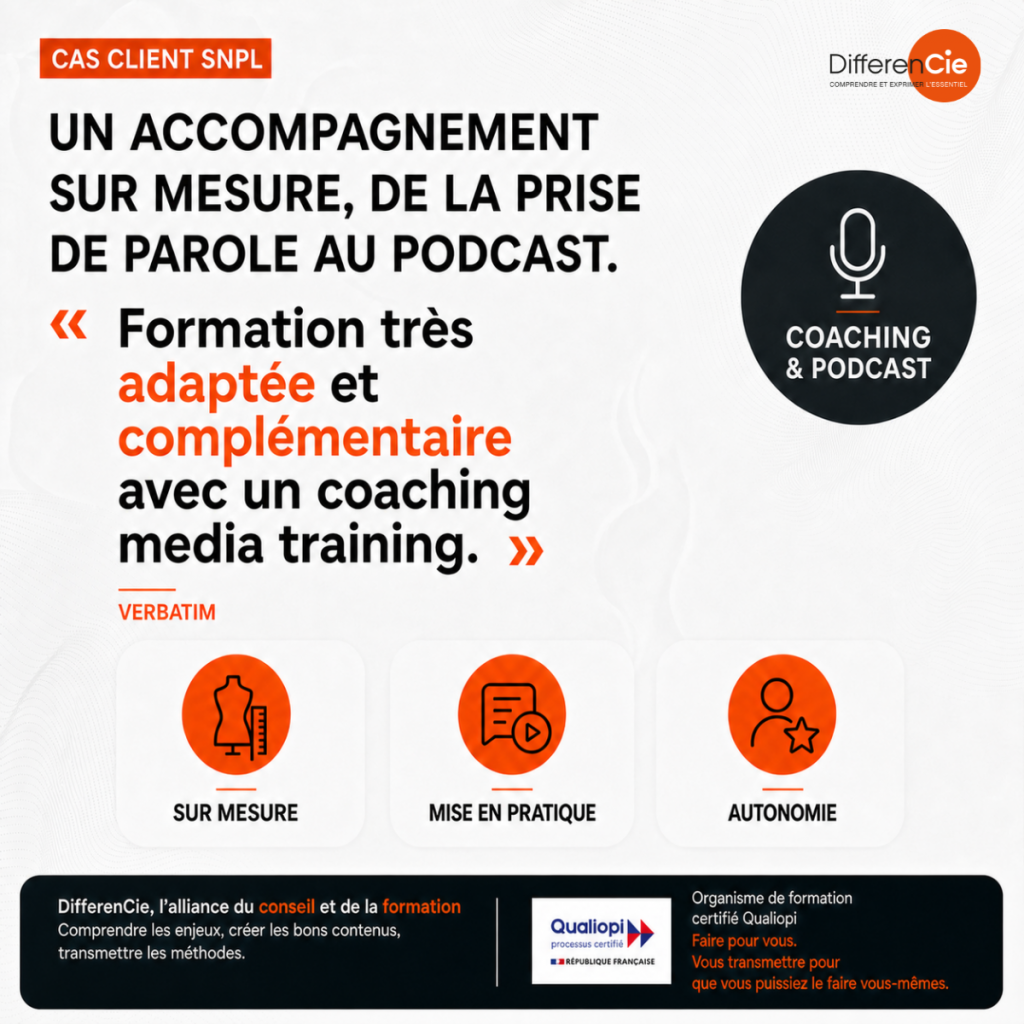FORMATION ET CONSEIL PODCAST SNPL DIFFERENCIE